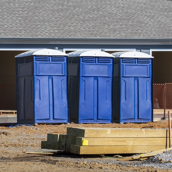 what is the maximum capacity for a single porta potty in Bradley Junction Florida